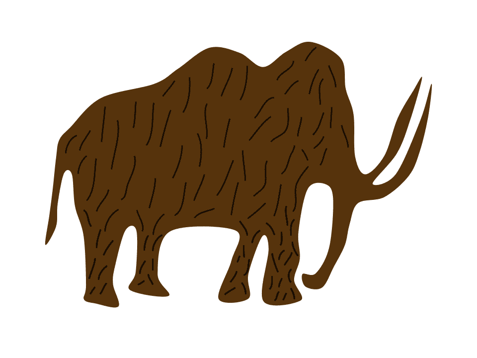 Cave Painting of a Mammoth