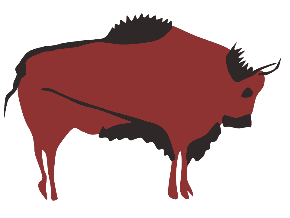 Cave Painting of a Red